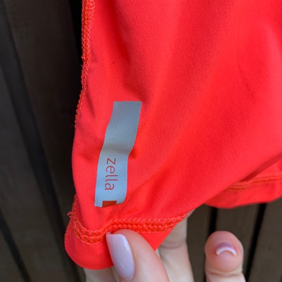 Zella workout tee shirt top coral XS - Picture 5 of 6